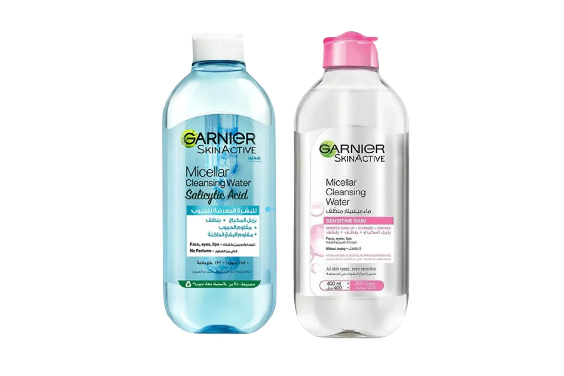 Garnier SkinActive Micellar Cleansing Water – Makeup Remover & Cleanser (2 Variants)