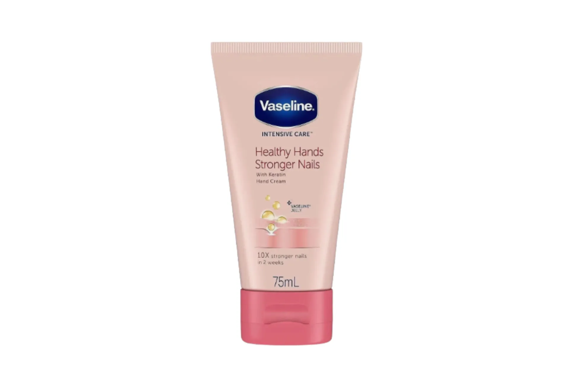 [79] Vaseline Intensive Care Healthy Hands Stronger Nails Hand Cream 75ml