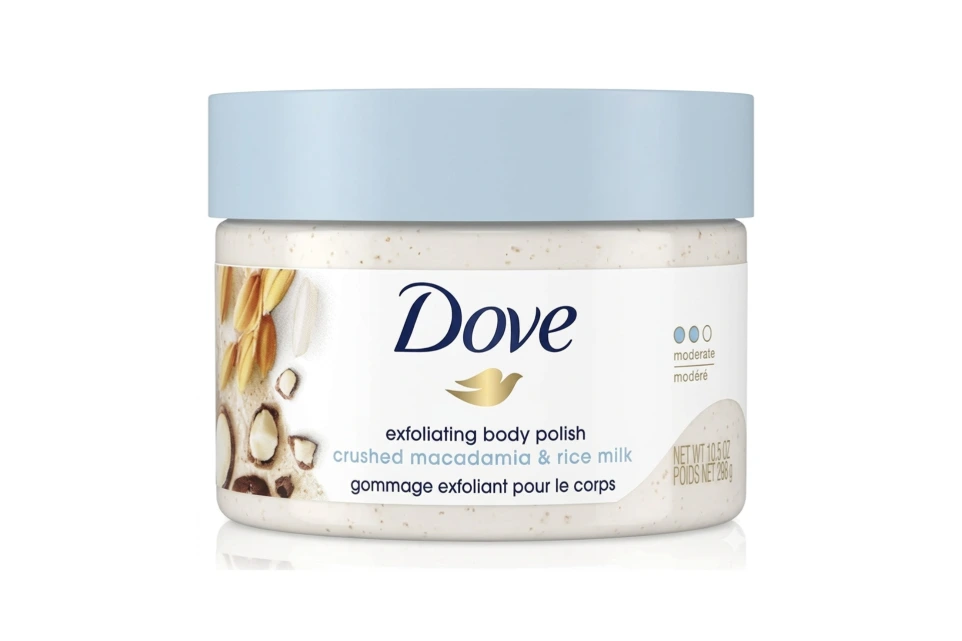 Dove Exfoliating Body Polish - Crushed Macadamia & Rice Milk