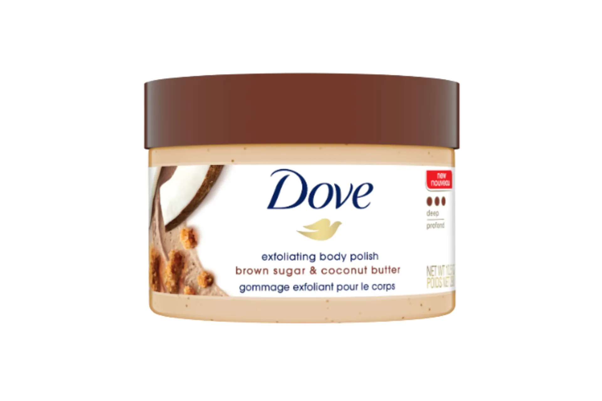 [132] Dove Exfoliating Body Polish Brown Sugar & Coconut Butter