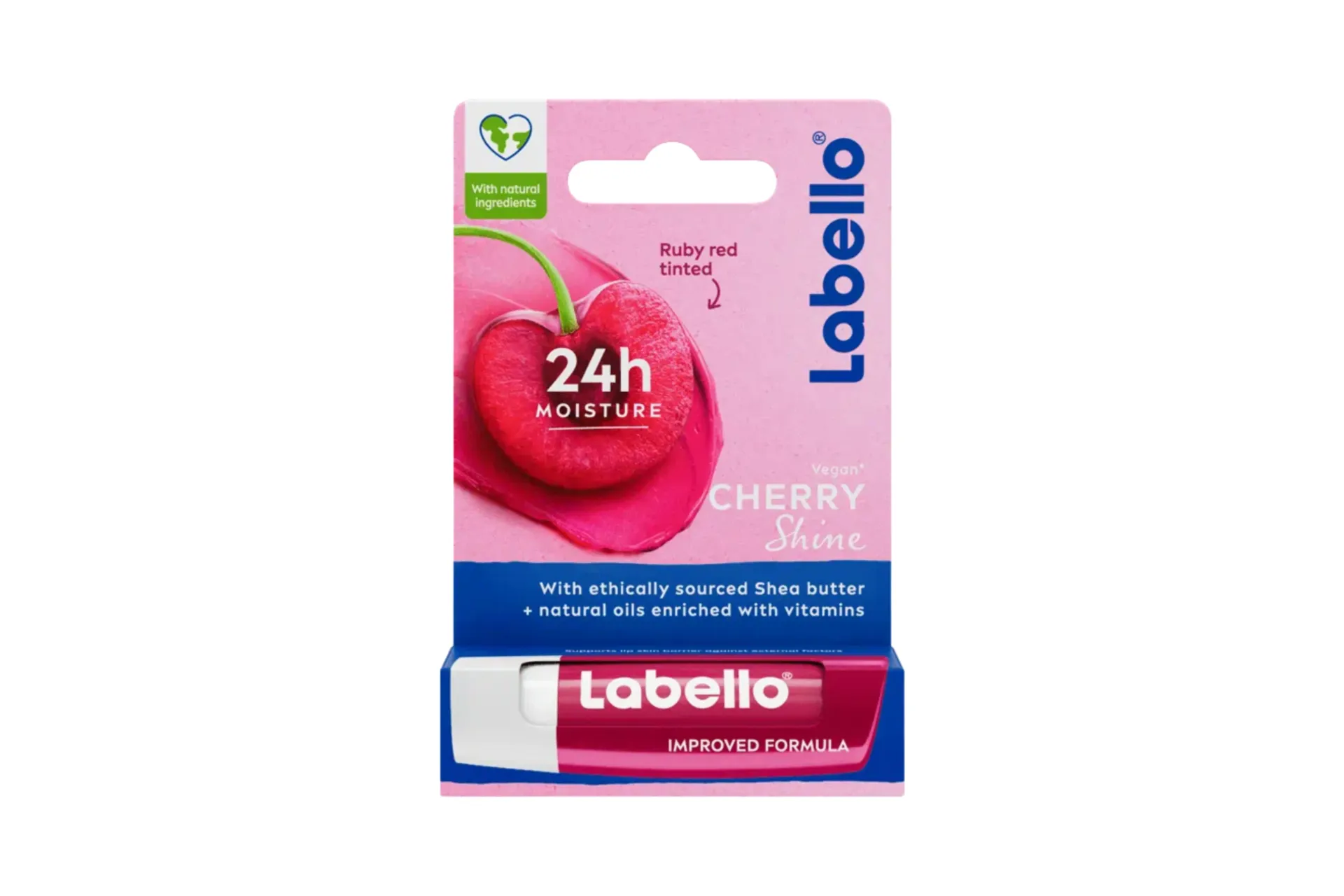 Labello Cherry Shine Lip Balm 24h Moisture