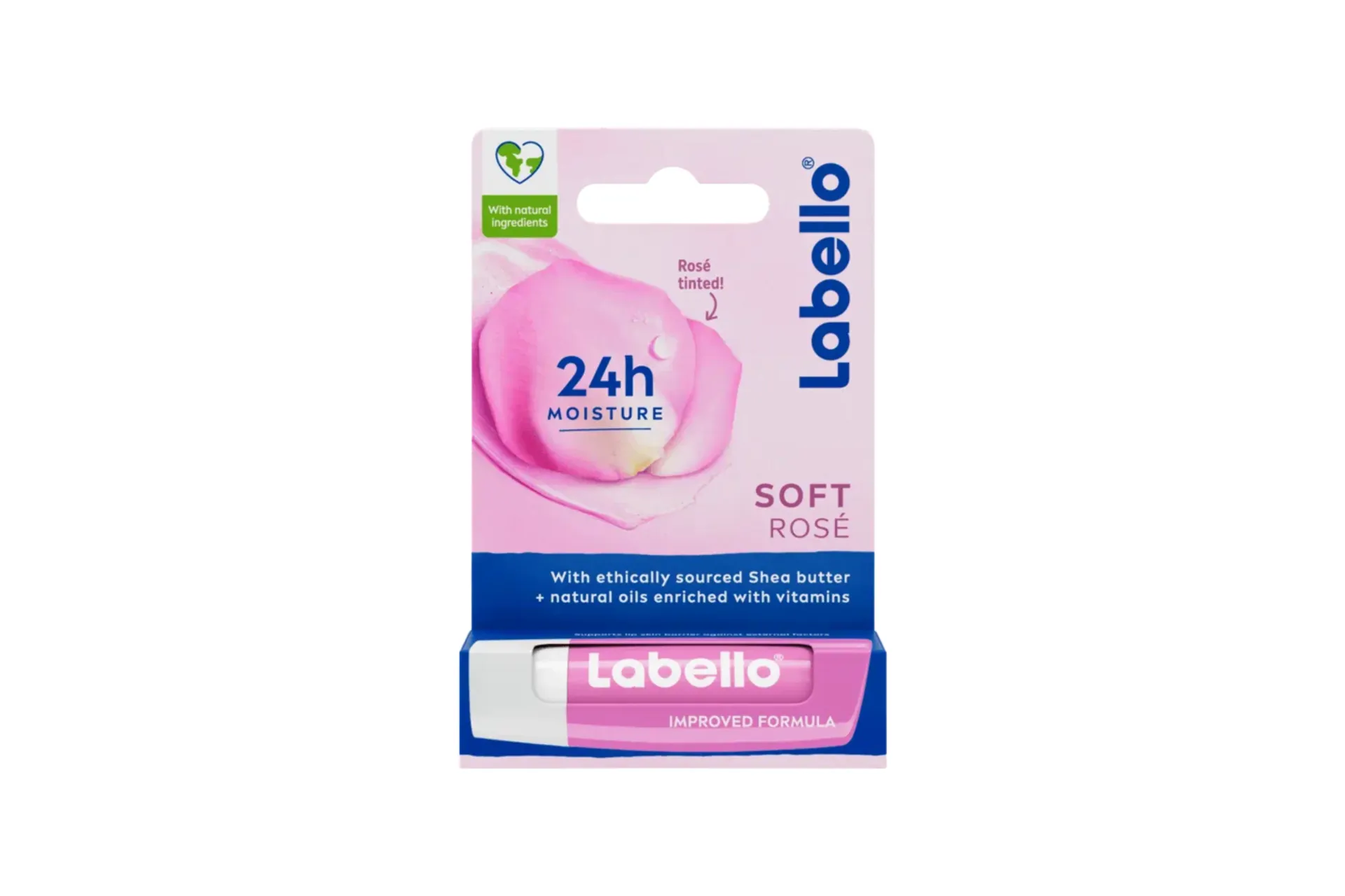 Labello Soft Rose Lip Balm 24h Moisture