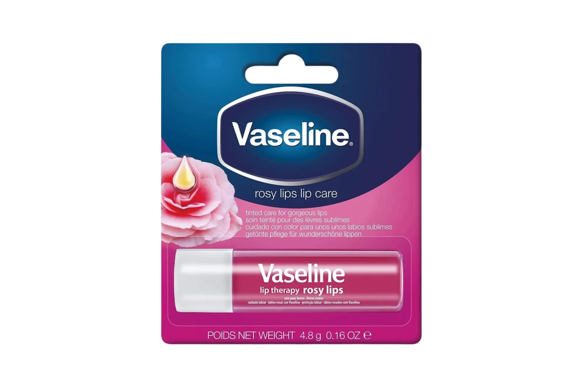 [142] Vaseline Lip Therapy Rosy Lips with Vitamin E