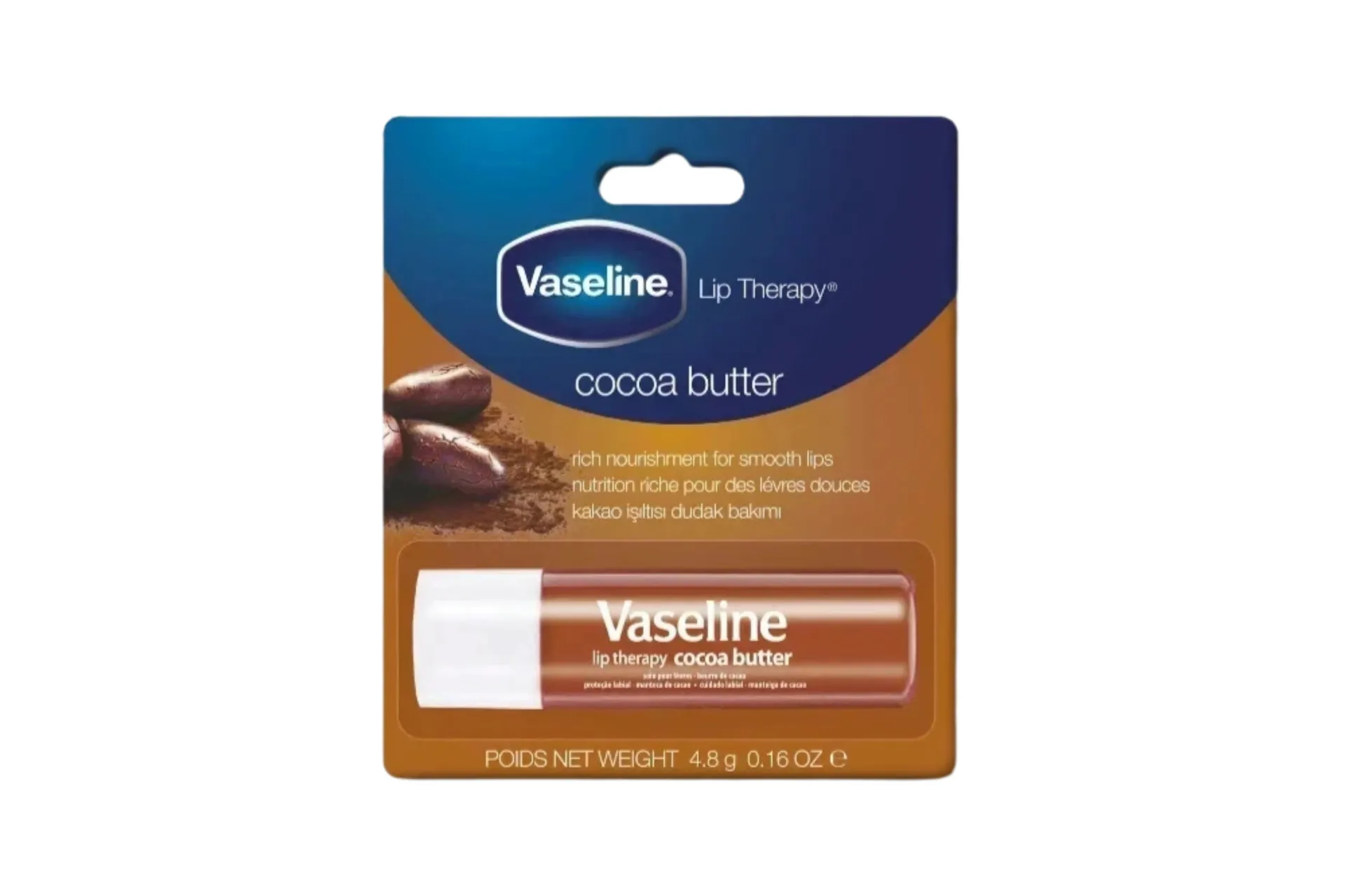 Vaseline Lip Therapy Cocoa Butter Moisturizing Lip Balm 