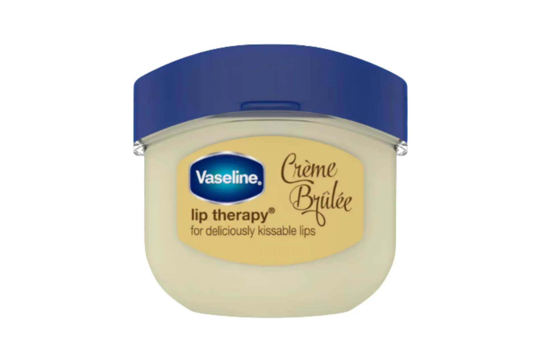 [146] Vaseline Lip Therapy Creme Brulee Lip Balm Jar 