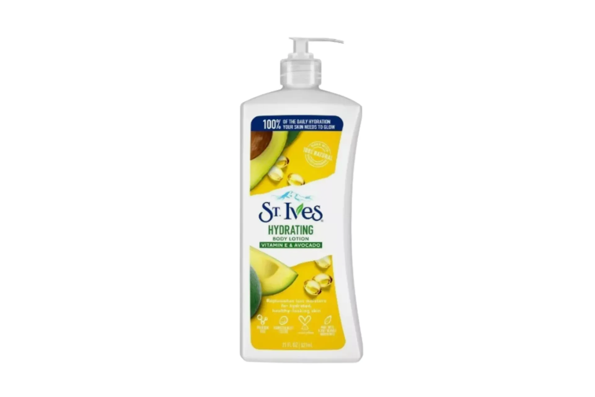 [188] St Ives Hydrating Body Lotion Vitamin E and Avocado 621ml