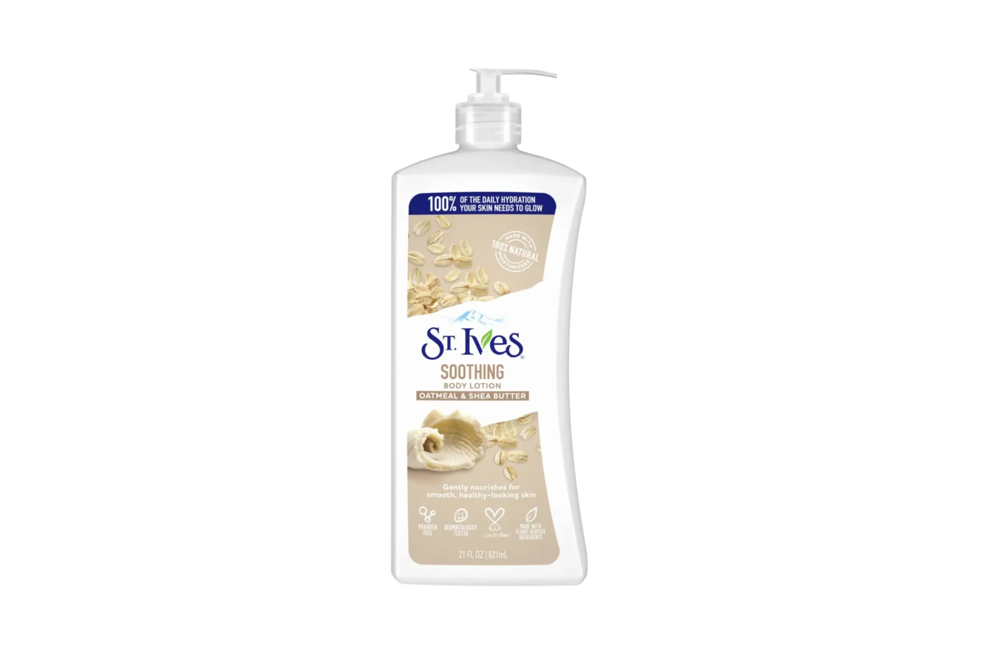 [190] St Ives Soothing Body Lotion Oatmeal and Shea Butter 621ml