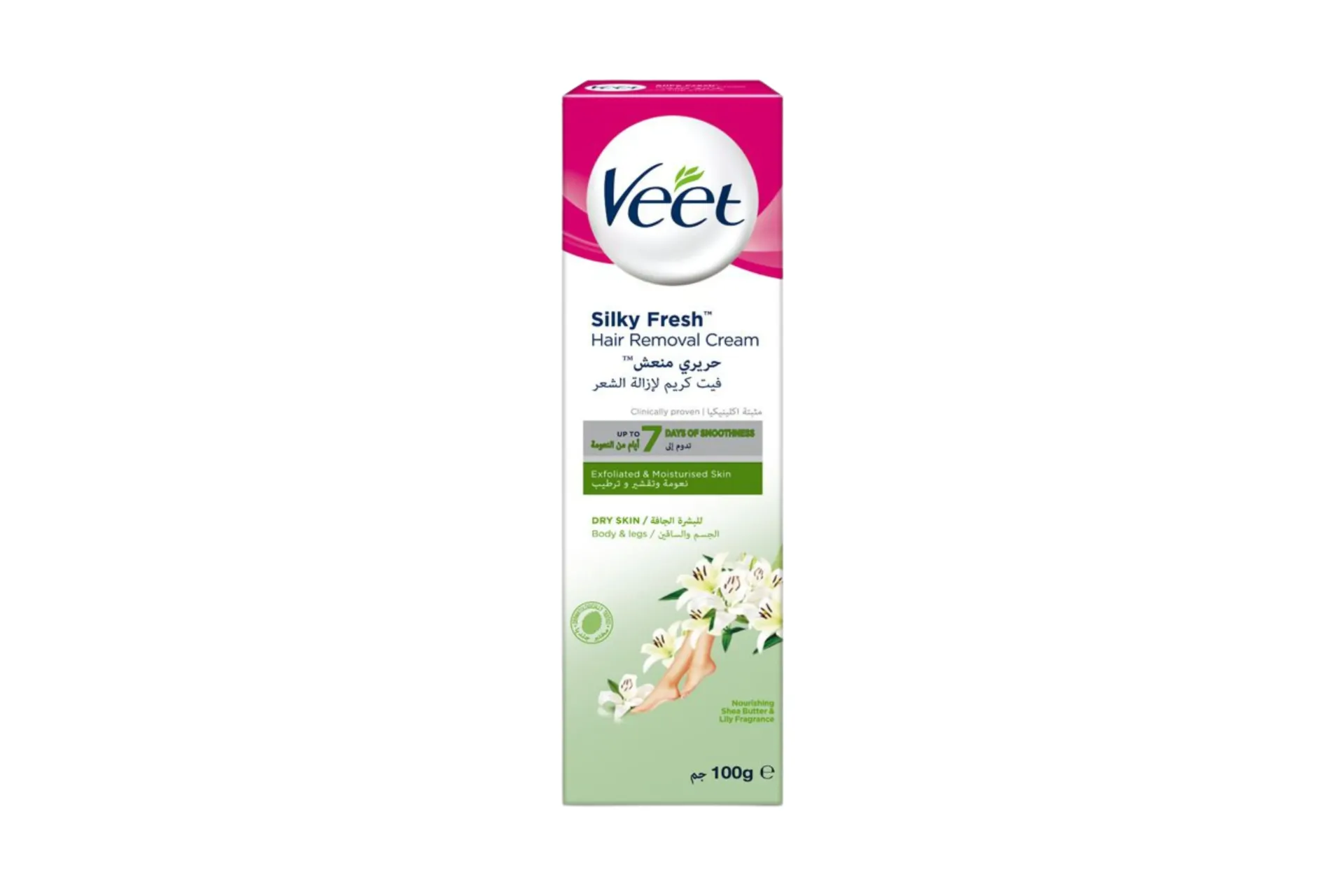 Veet Silky Fresh Hair Removal Cream Dry Skin 100g