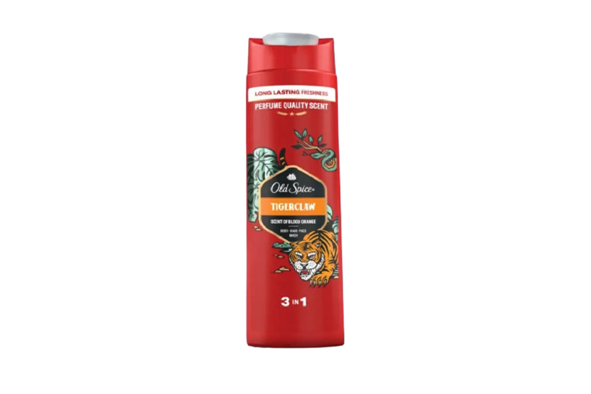 Old Spice Tigerclaw 3 in 1 Body Hair Face Wash 400ml