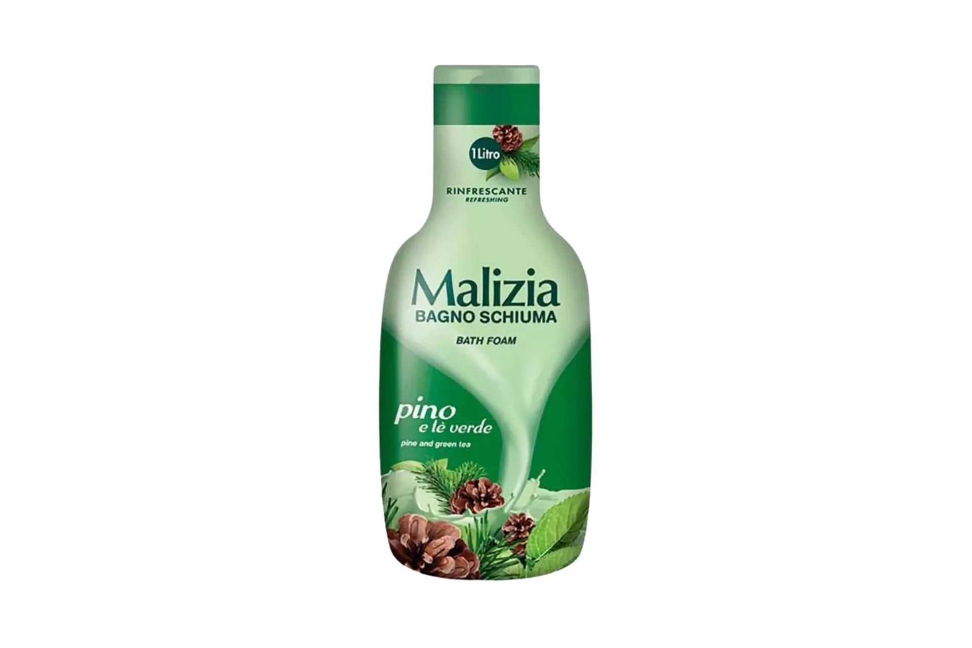 Malizia Bath Foam Pine & Green Tea (Anti-bac) 1000ml