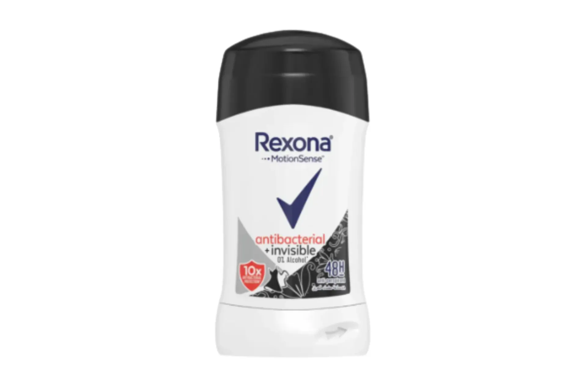 Rexona MotionSense Invisible Black and White Anti-Perspirant Deodorant Stick 48H 