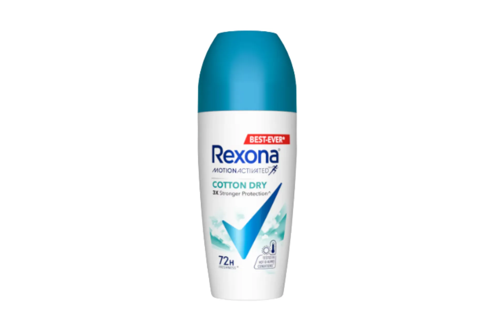 Rexona MotionActivated Cotton Dry Anti-Perspirant Deodorant Roll-On 72H