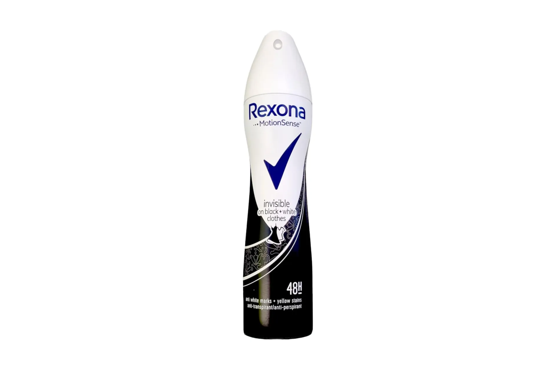 Rexona MotionSense Invisible Black White Anti-Perspirant Deodorant Spray for Women 48H 200ml