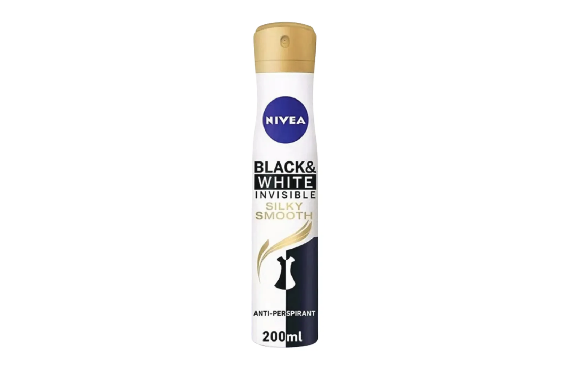 NIVEA Black White Invisible Silky Smooth Anti-Perspirant Deodorant Spray 48H 200ml