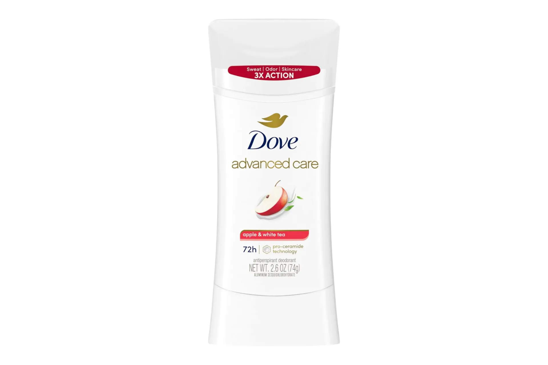 Dove Advanced Care Apple & White Tea Antiperspirant Deodorant Stick 74g