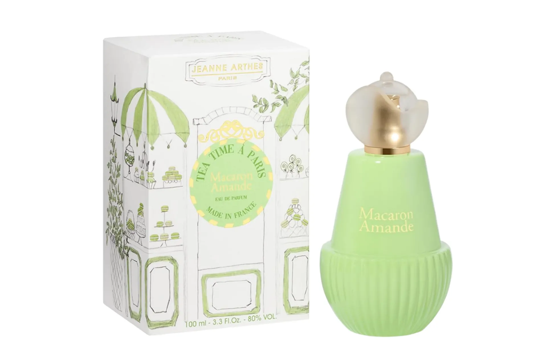 Tea Time à Paris Macaron Amande Perfume by Jeanne Arthes 100ml