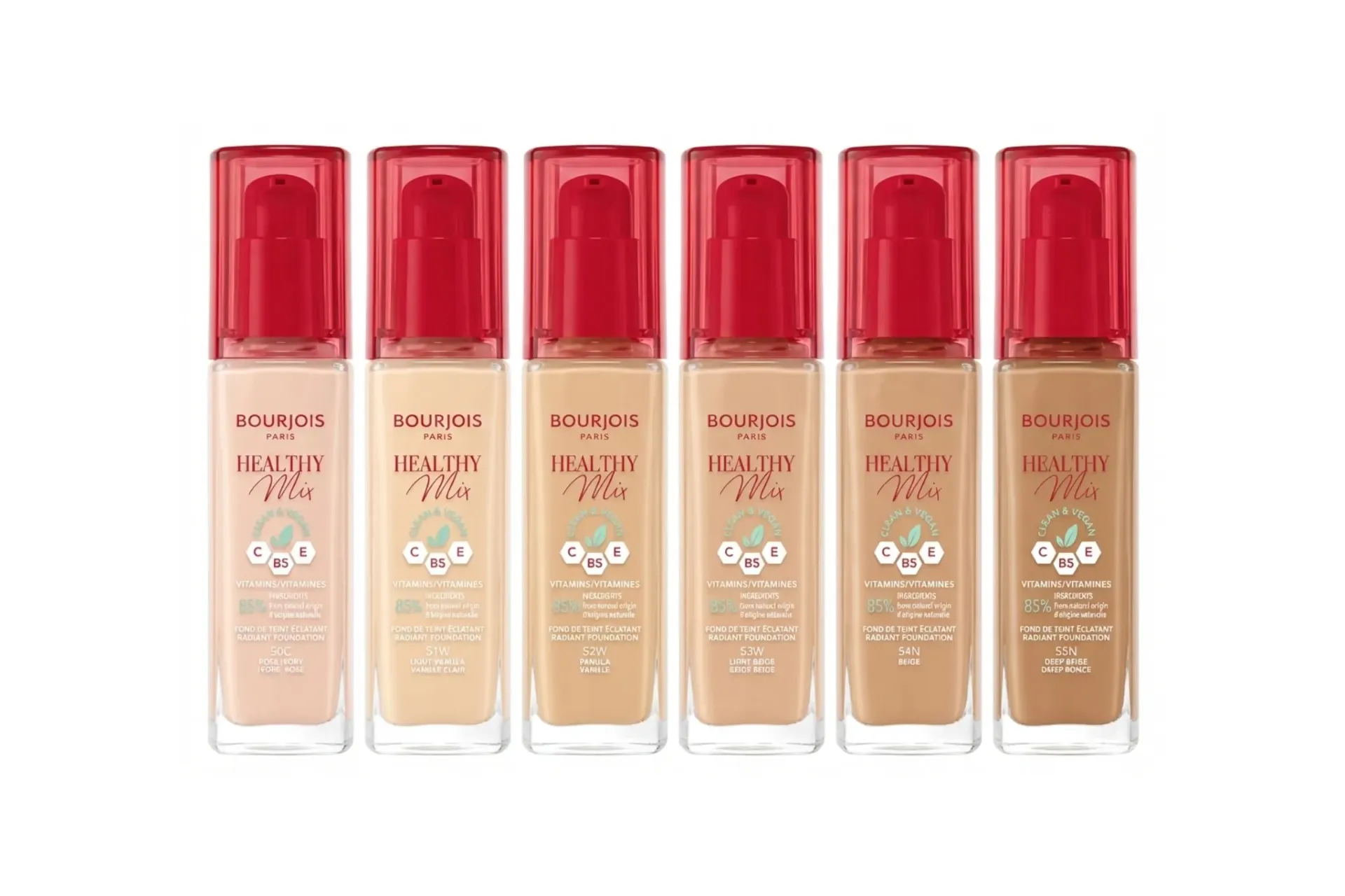 Bourjois Paris Healthy Mix Clean & Vegan Radiant Foundation